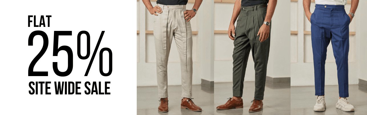 Designer Casual & Formal Trousers for Men Online in India