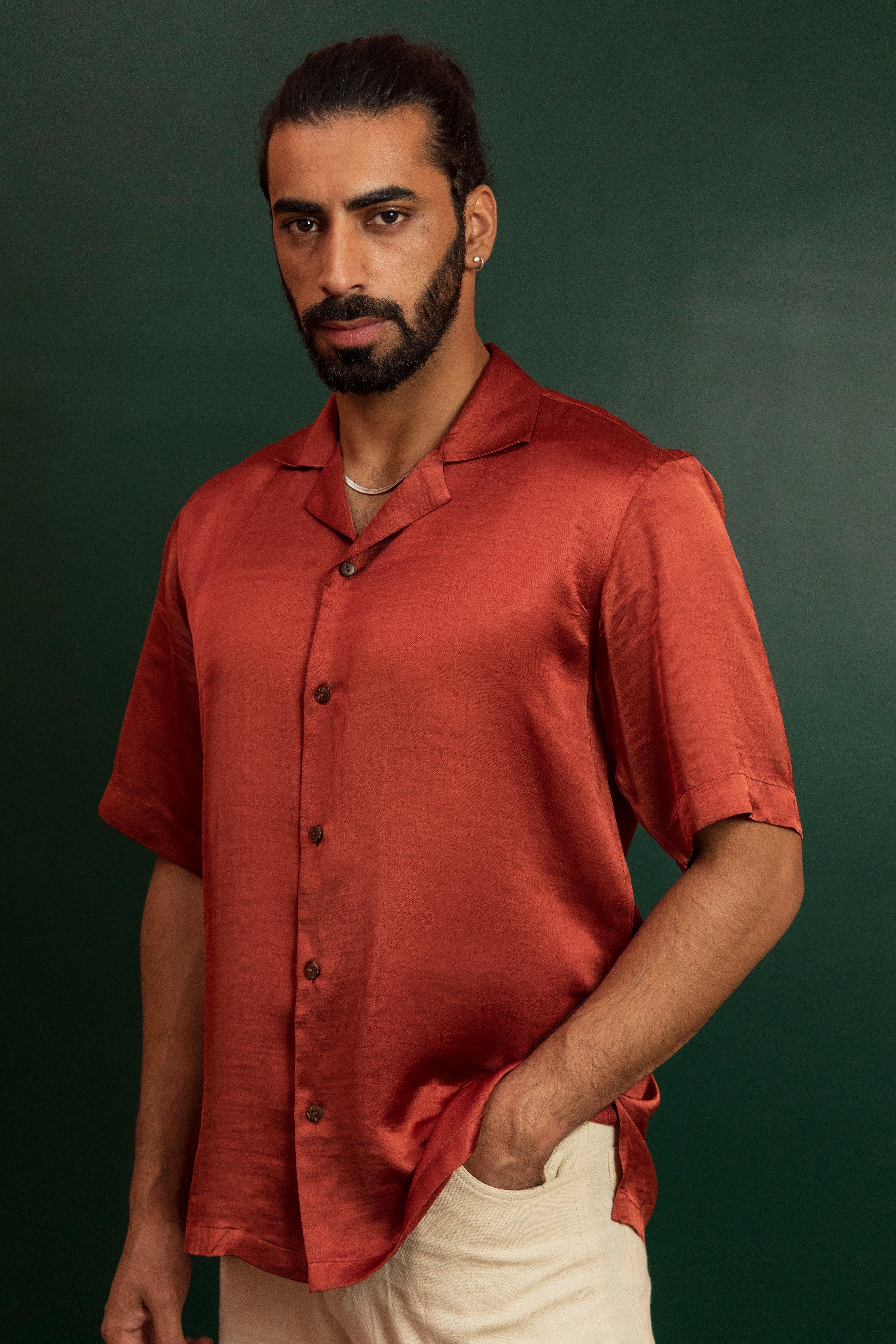 flame dress shirt