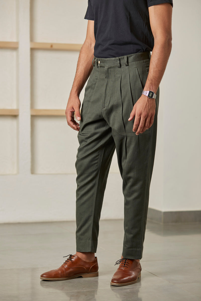 LOUIS PHILIPPE Slim Fit Men Green Trousers - Buy LOUIS PHILIPPE Slim Fit Men  Green Trousers Online at Best Prices in India | Flipkart.com